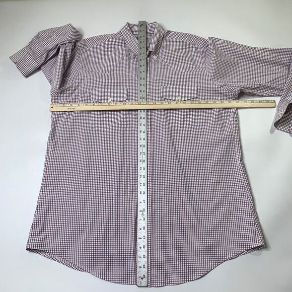 Vintage Gitman Bros Shirt Mens L Large Cotton Check Button Down Pockets Made USA - Picture 6 of 10